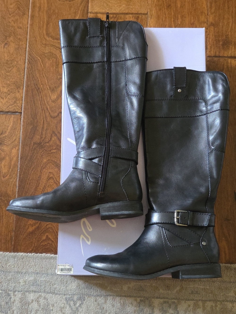 Marc Fisher Women’s Tall Leather Boots - Black